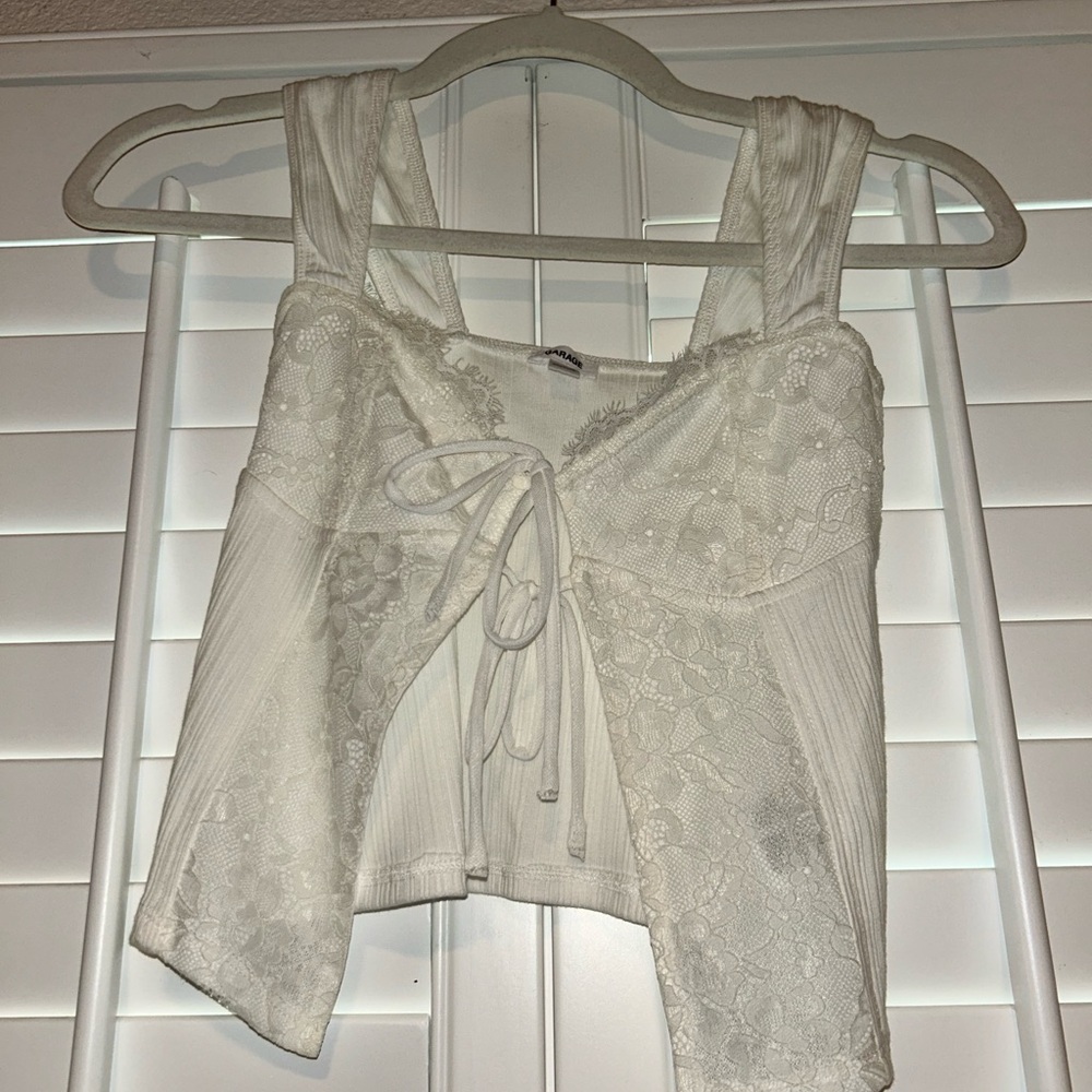 White Lace Women's Top